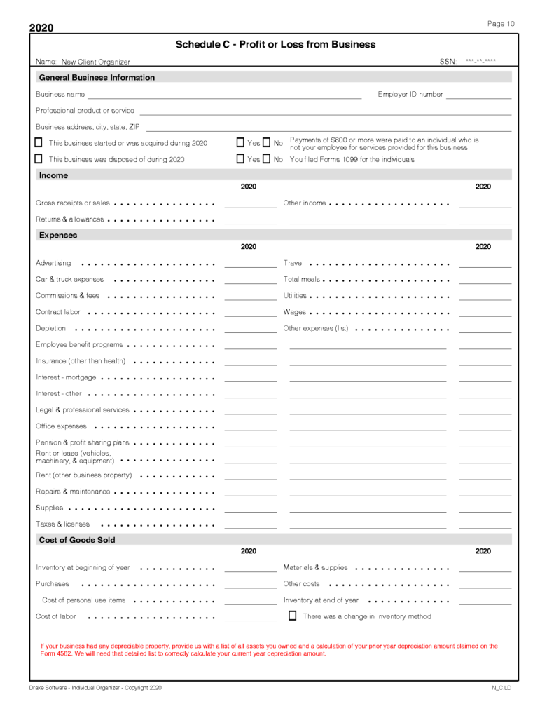 Schedule C (Sole Proprietor) Template_Page_1